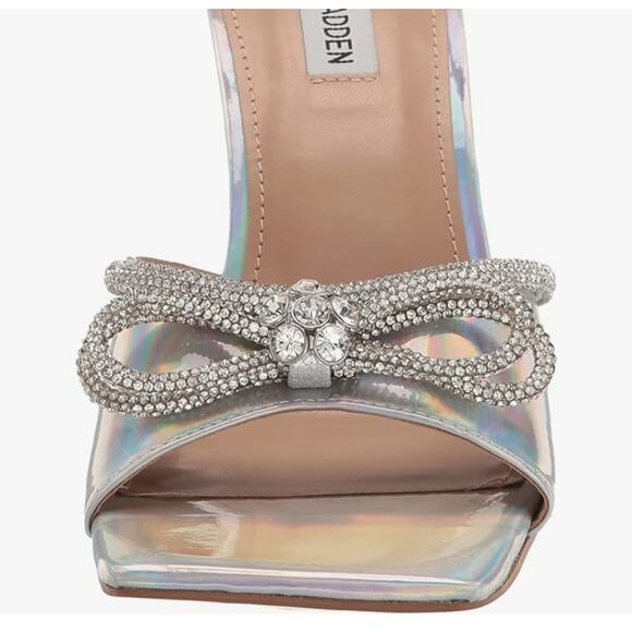 Steve Madden Women's Embellish Dress Sandal | Iridescent  SZ 9. MSRP 110 - Picture 4 of 7